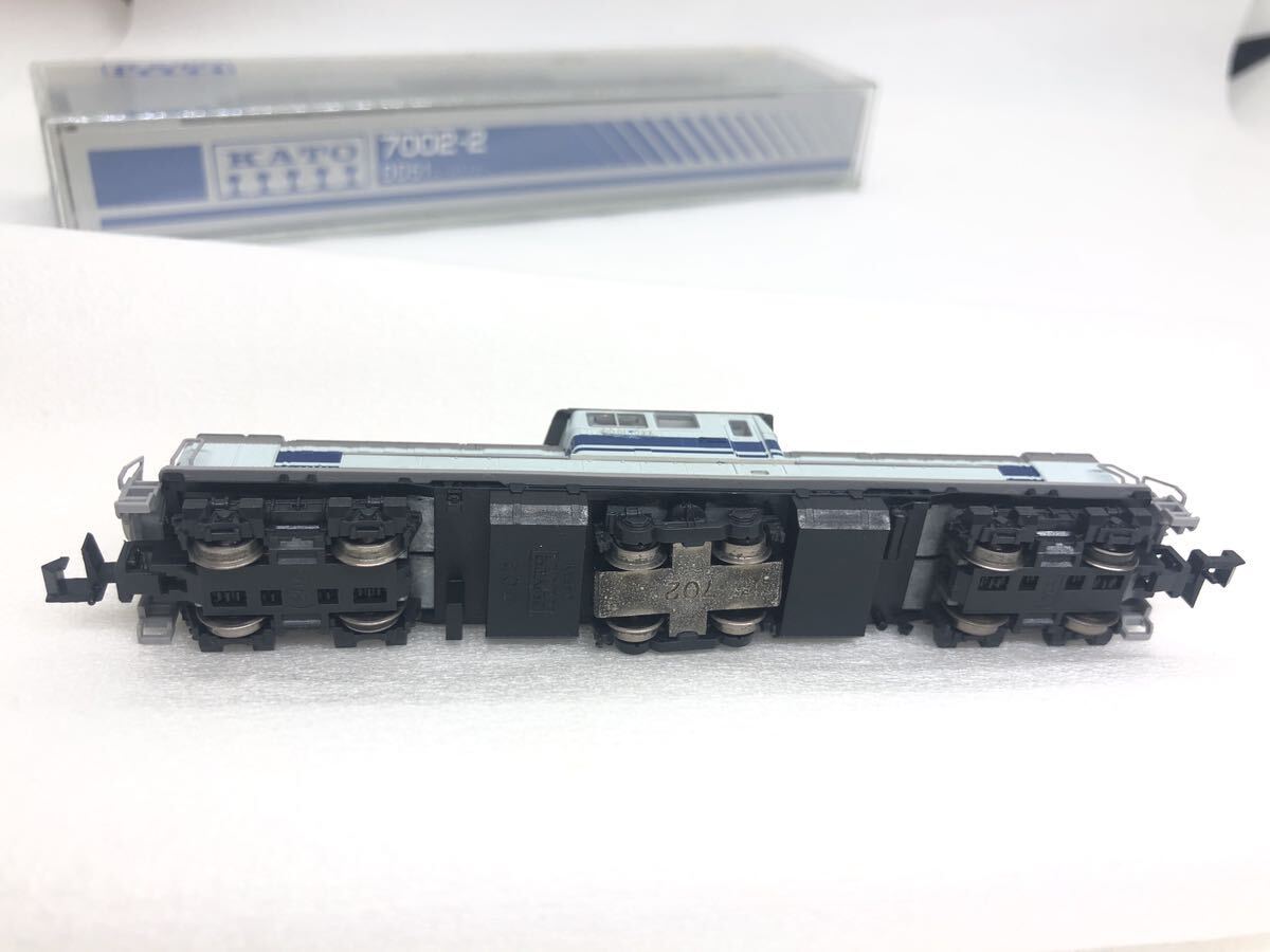 23 N gauge KATO euro liner DD51 railroad model power head light lighting OK present condition goods 