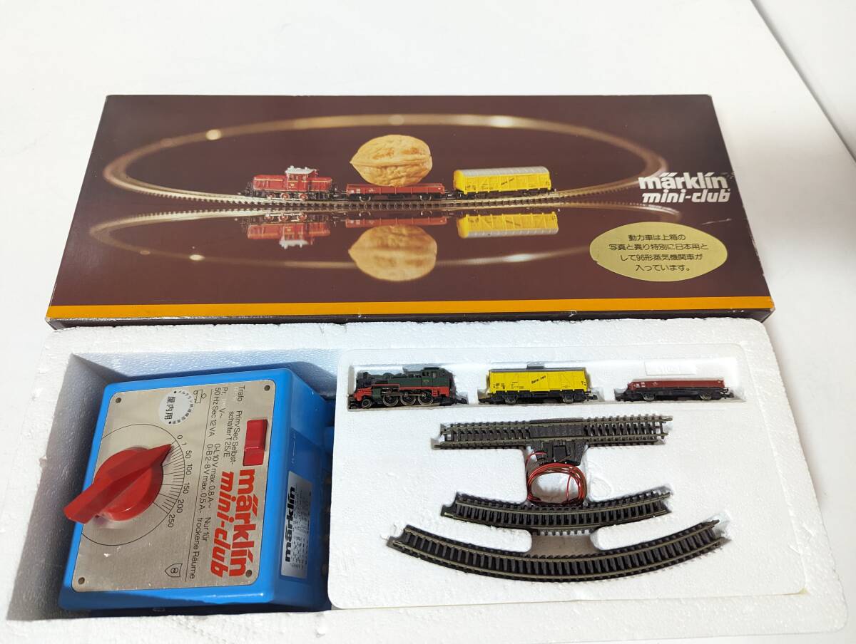  rare! operation verification settled meruk Lynn 0307 name 96 shape steam locomotiv 8171S 8191 Z gauge railroad model MARKLIN MINI-CLUB National Railways Mini Club 