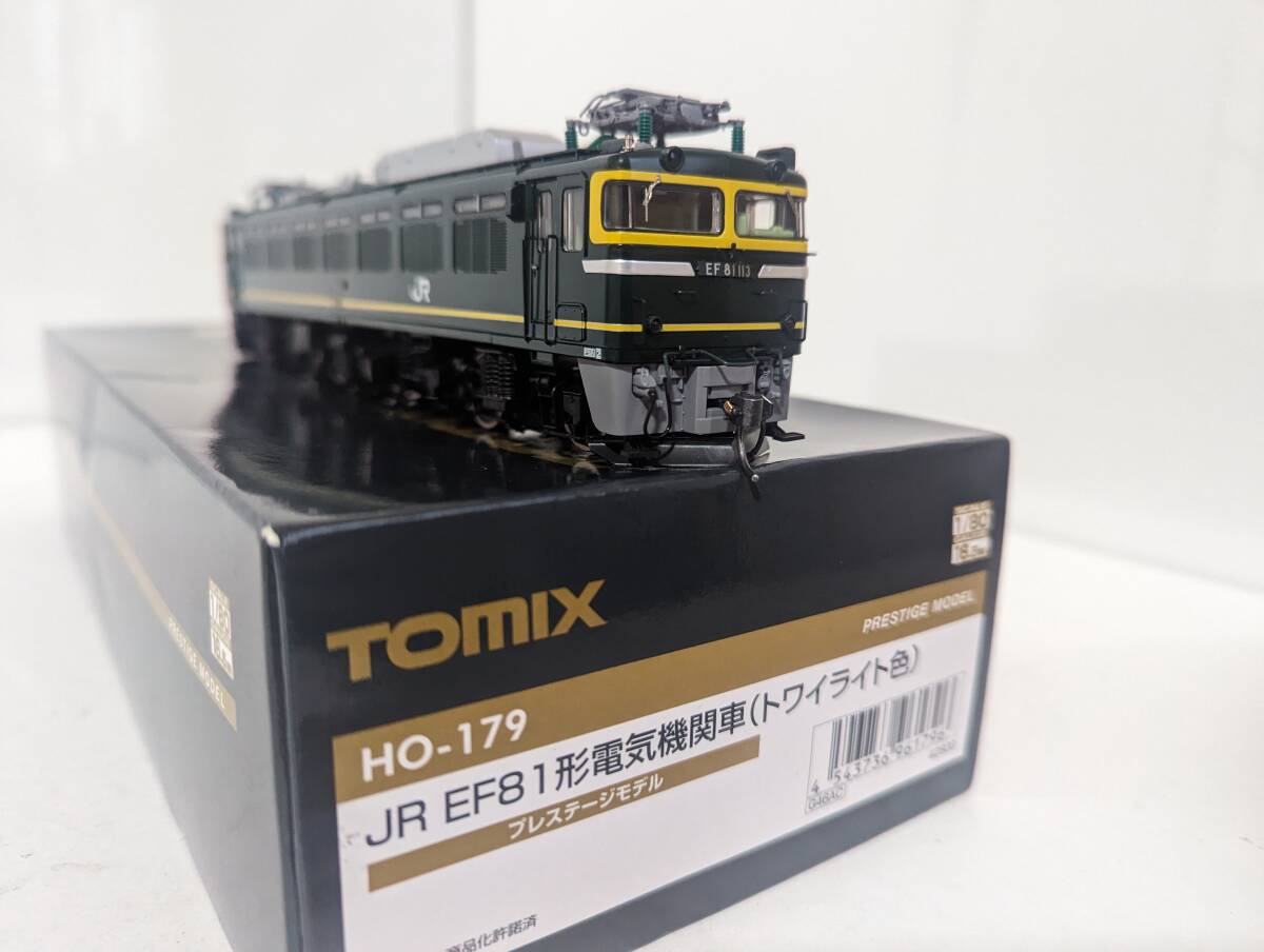  beautiful goods operation verification ending 0327T HO-179 JR EF81 shape electric locomotive ( twilight color ) prestige model HO gauge railroad model to Mix TOMIX