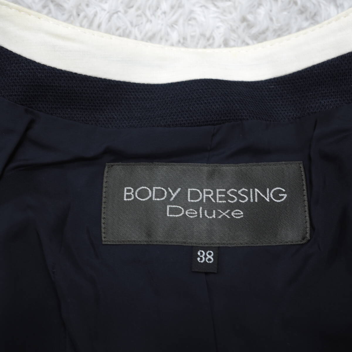 G6967*BODY DRESSING Deluxe body dressing *linen* cotton * no color jacket * navy blue navy white white *38