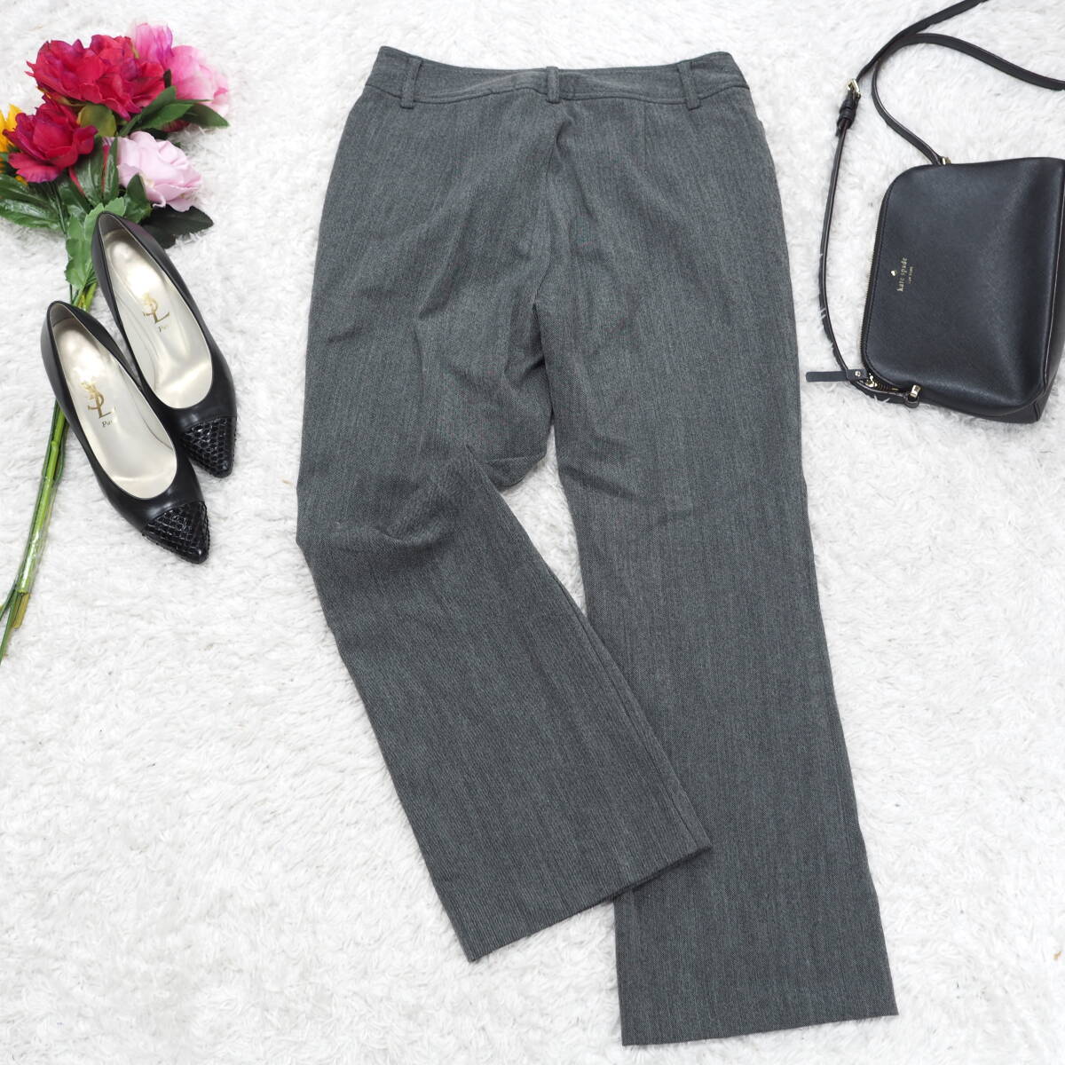 G6975*forty nine four tea na in * Junko Shimada * trousers * pants * slacks * gray *38