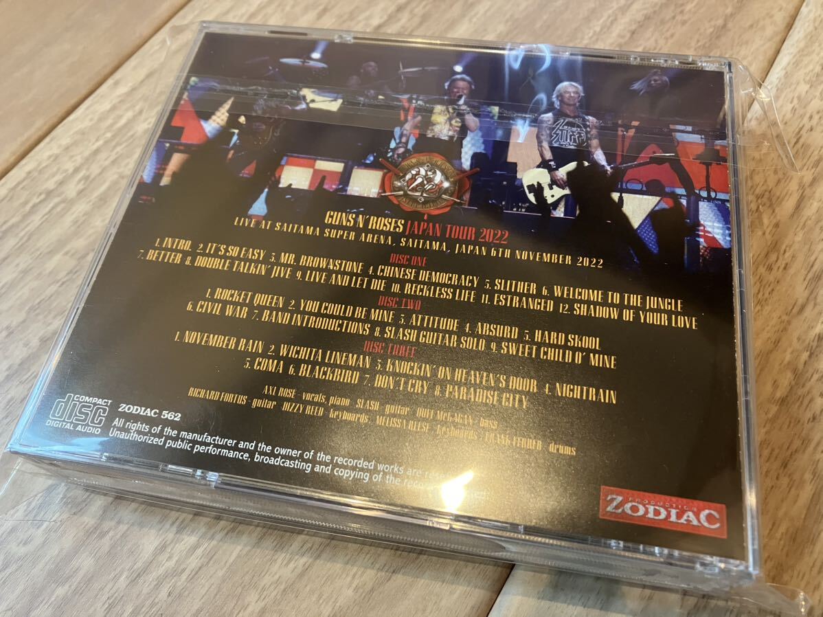 [ super height sound quality o-tiens] Guns N* Roses Definitive Saitama Super Arena 2022 2nd Night 3CD gun z free shipping limitation version 