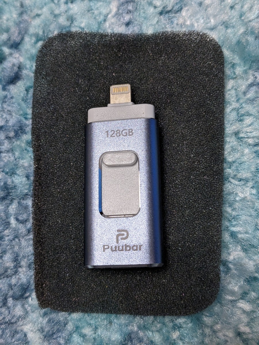 0603u1646　Puubar USBメモリ 128GB 4in1 USB3.0＆Type-C & microUSB & Lightning