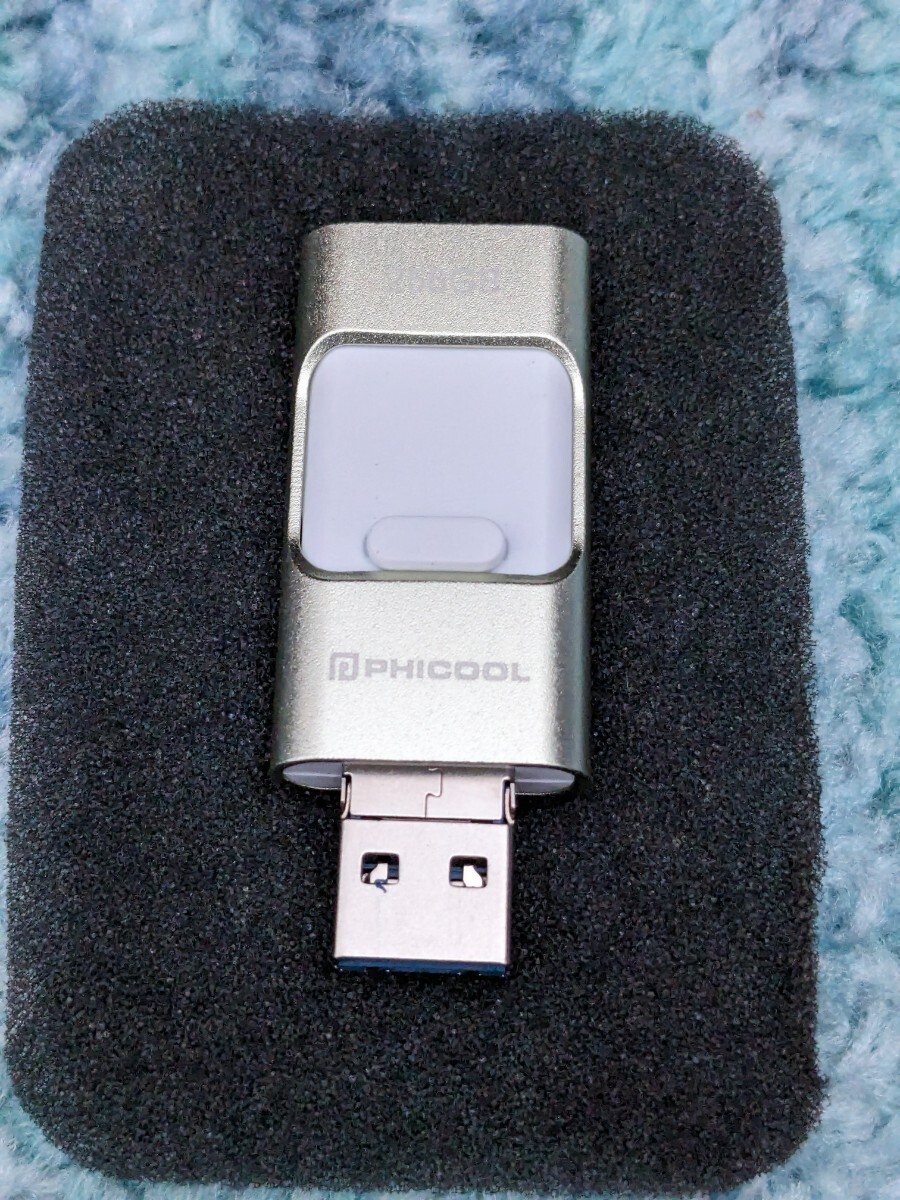 0603u2024 PHICOOL USBメモリ 256GB 4in1 USB3.0＆Type-C & microUSB & Lightningの画像3