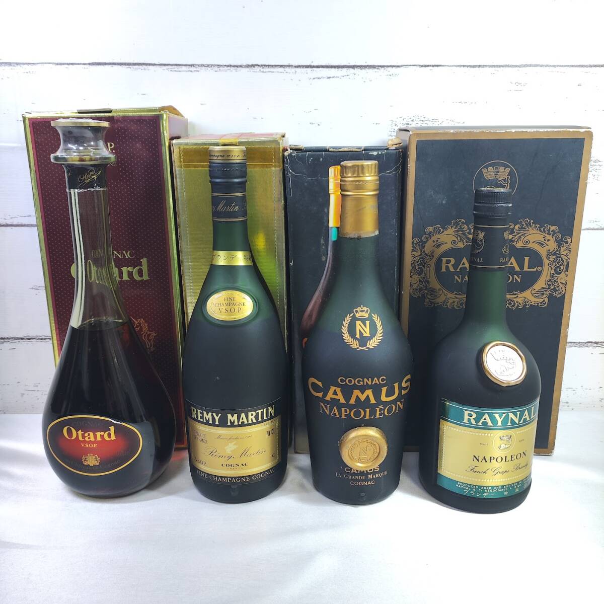 ■未開栓■古酒■ REMY MARTIN レミーマルタン VSOP/CAMUS NAPOLEON カミュ ナポレオン/Otard オタール/RAYNAL レイナル COGNAC コニャック_画像1