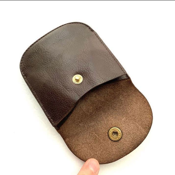  Il Bisonte IL BISONTE compact wallet folding purse scorching tea 