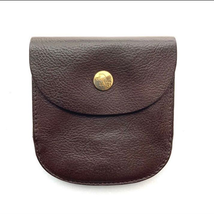  Il Bisonte IL BISONTE compact wallet folding purse scorching tea 