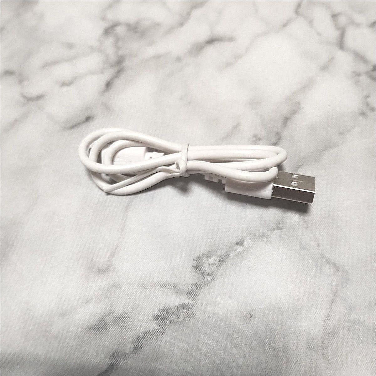 【新品未使用】Micro USBケーブル 45cm ホワイト