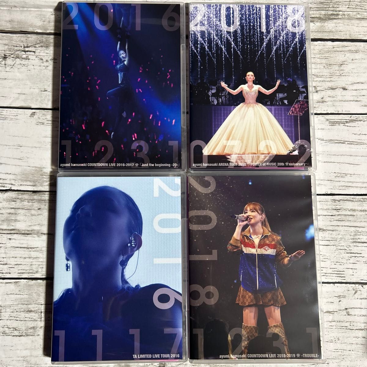 ayumi hamasaki UNRELEASED LIVE BOX DVD 4枚セット 浜崎あゆみ ファンクラブ限定