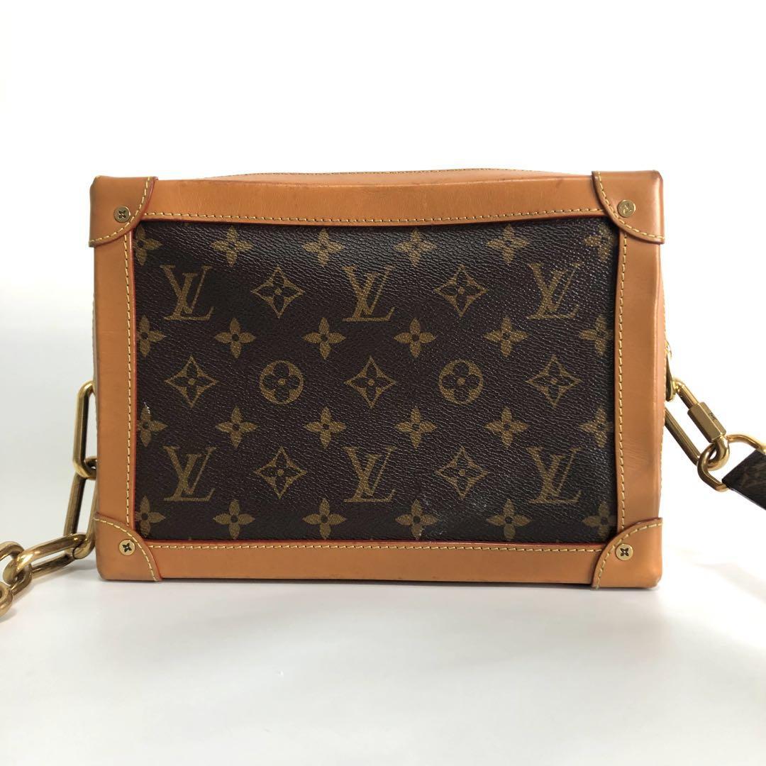 【美品】 ルイヴィトン LOUIS VUITTON ショルダーバッグ モノグラム M44660 DU1199 チェーン ソフトトランク PVC メンズ ユニセックス_画像2