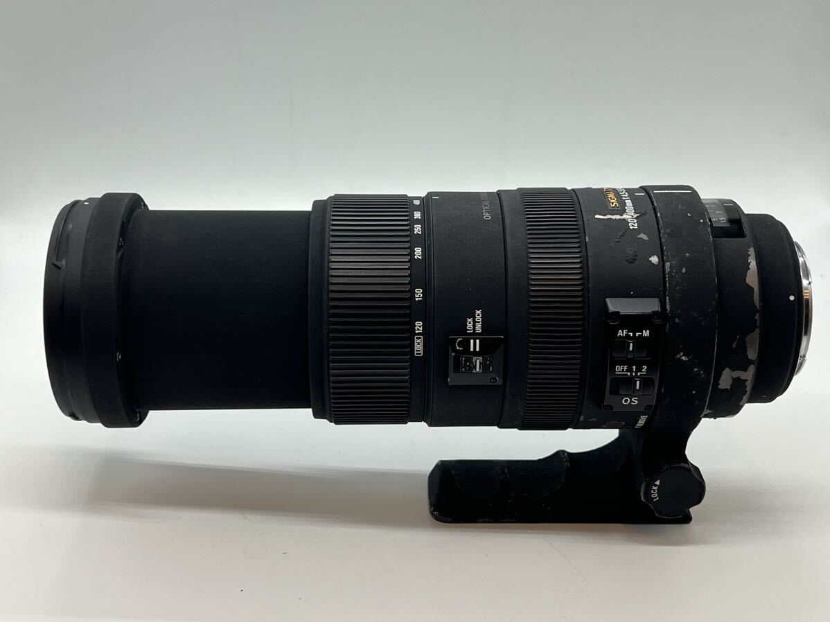 ★光学良品★ シグマ SIGMA APO 120-400mm F4.5-5.6 DG OS HSM キャノン用 ★三脚座・フード・前後キャップ付★ #973 #5130 #A91_画像6