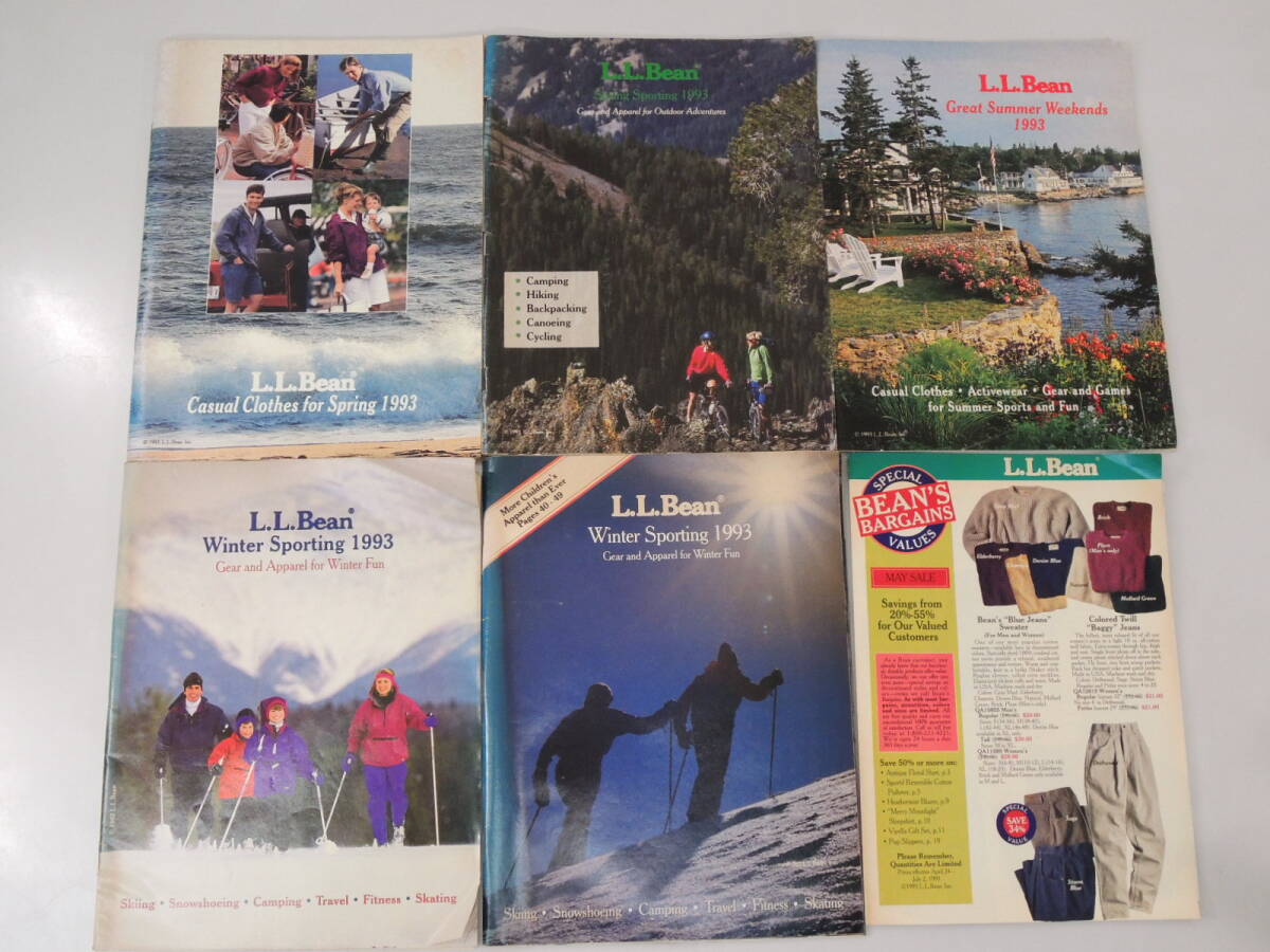 【貴重資料 カタログ約30冊】L.L.Bean 90s Catalog 90年代 LLビーン LL Bean アウトドア ハンティング フィッシング エルエルビーンθ_画像3