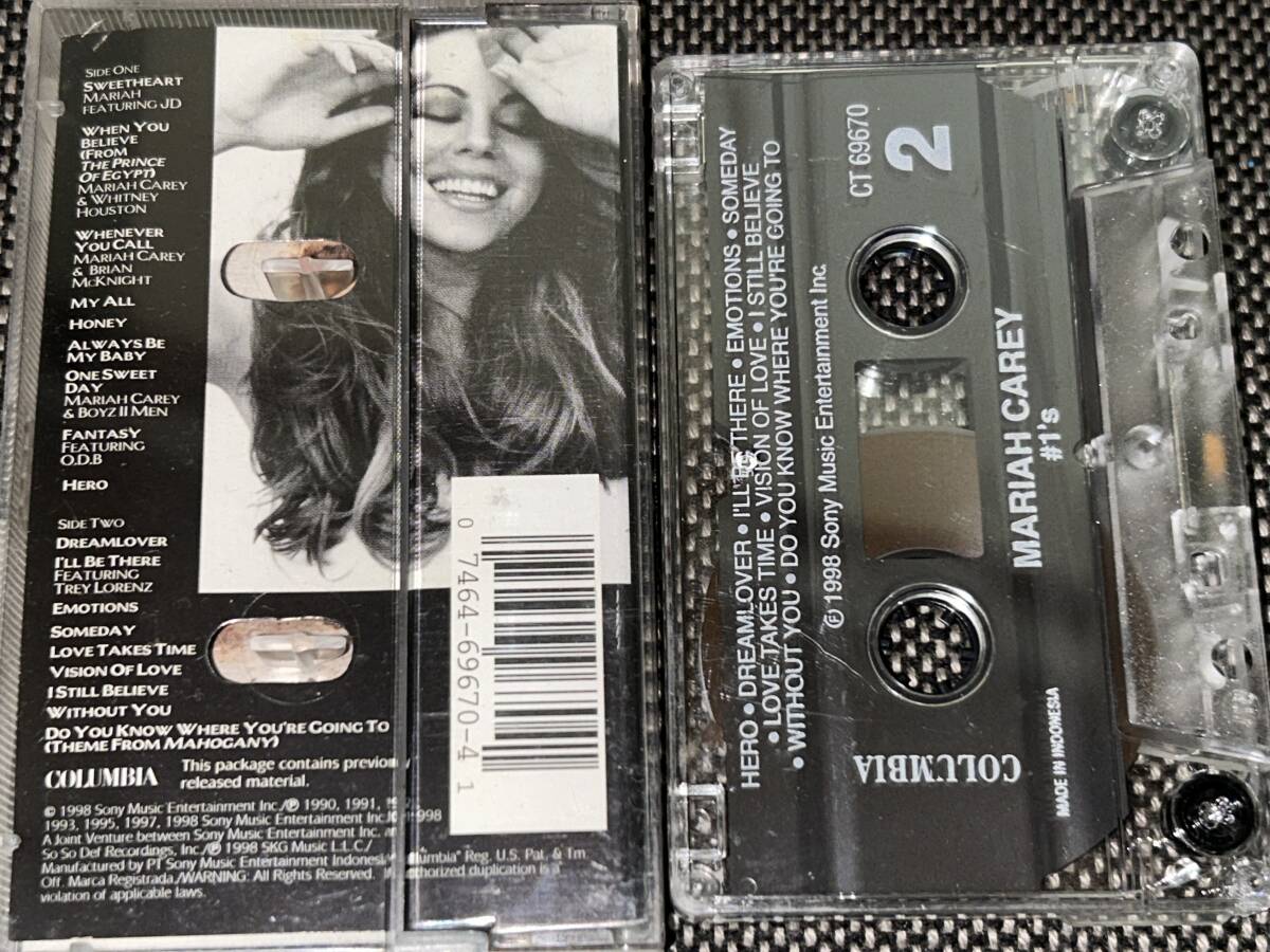 Mariah Carey / #1\'s import cassette tape 