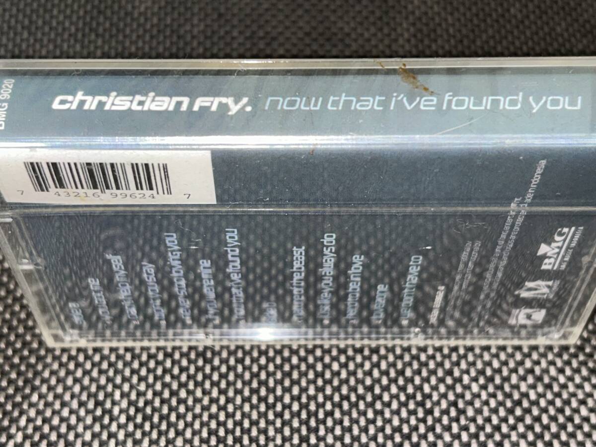 Christian Fry / Now That I've Found You 輸入カセットテープ未開封の画像3