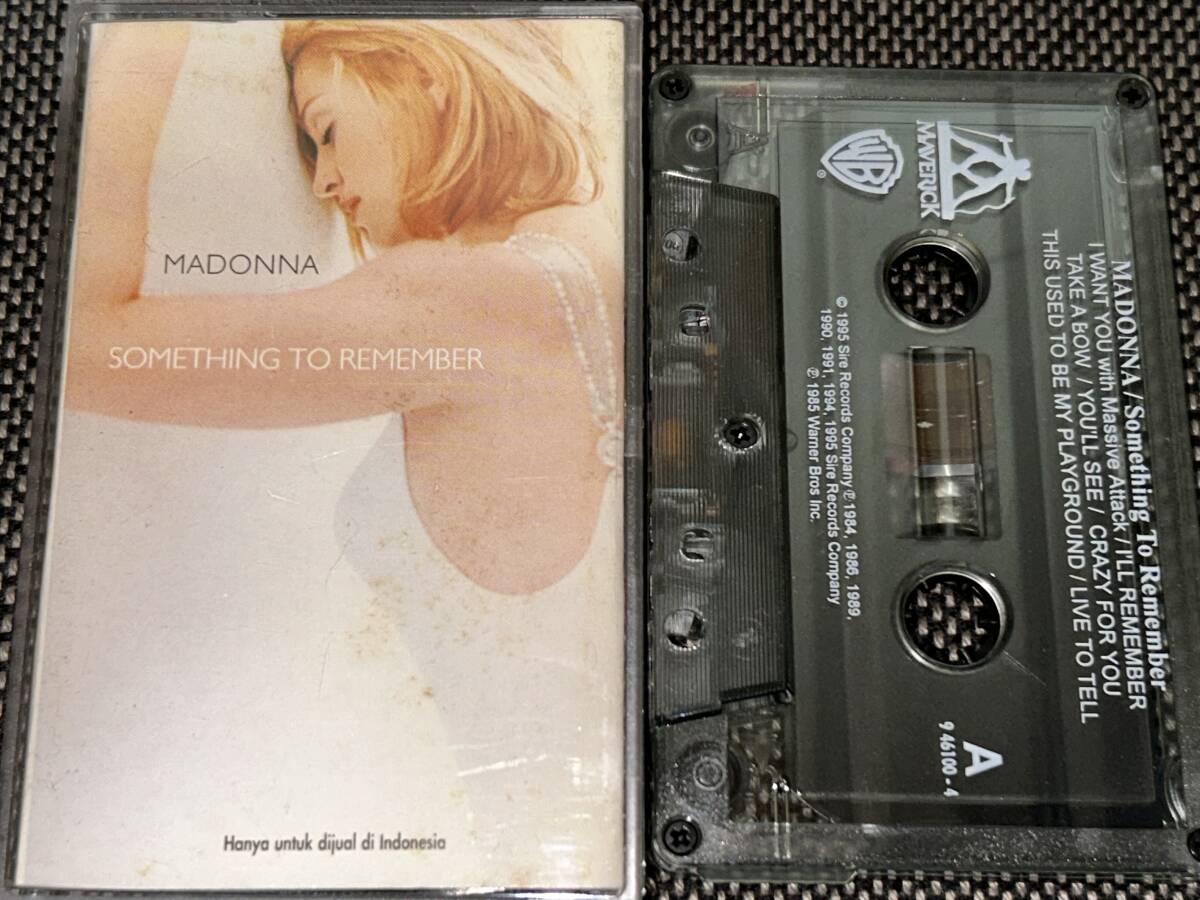 Madonna / Something To Remember import cassette tape 
