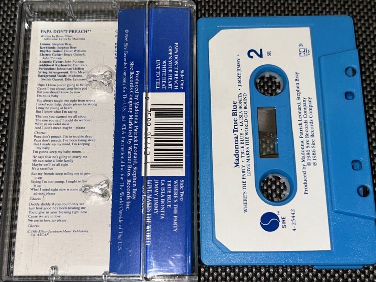 Madonna / True Blue 輸入カセットテープの画像2