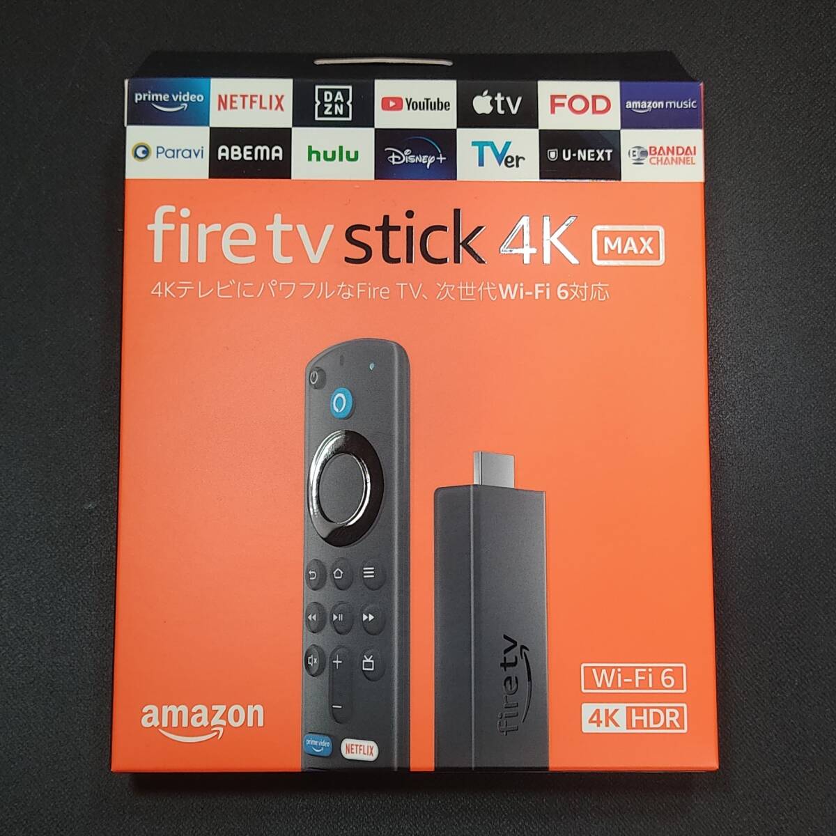 Amazon Fire TV Stick 4K Max 第1世代 ( 第3世代リモコン付属 )_画像1