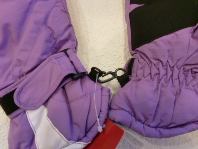 レディース手袋 冬モデル 裏フリース滑り止め付き婦人手袋 サービス品　パープル_画像2