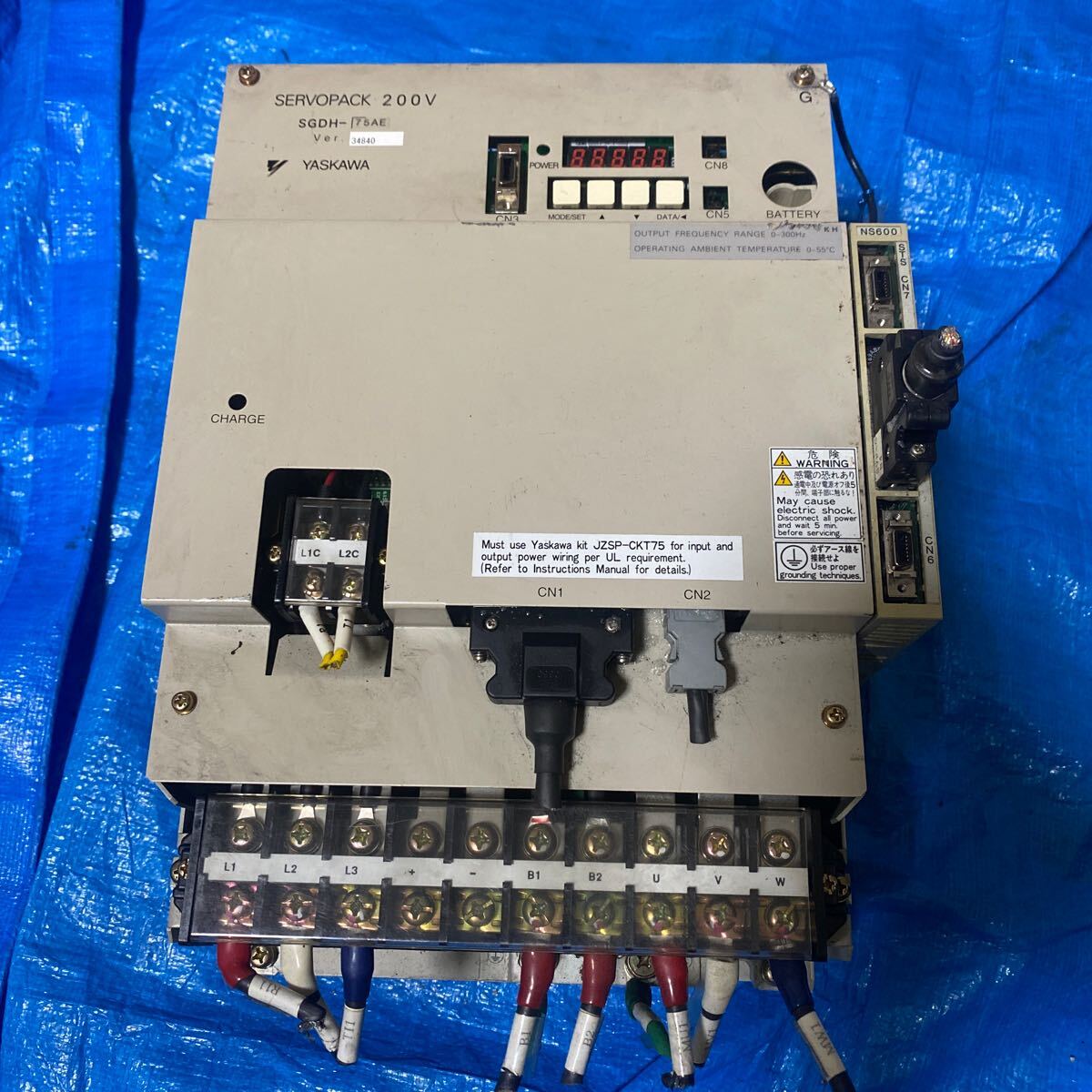 8500円 Yaskawa 安川電機 サーボアンプ SGDH-75AE (V 8500円 Yaskawa 安川電機 サーボアンプ SGDH-75AE (V