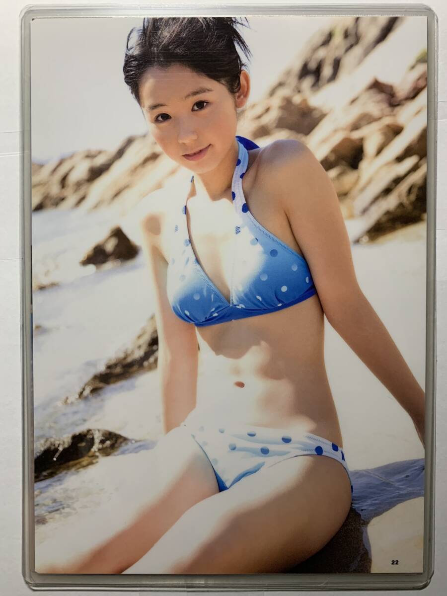 【厚手ラミネート加工】小池里奈　水着　A５サイズ　雑誌切り抜き １２ページ　BOMB２００９年２月号【グラビア】-L22_画像9