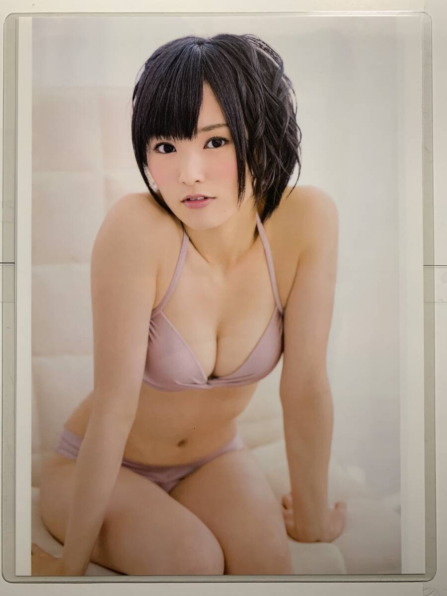 [ thick laminate processing ] Yamamoto Sayaka swimsuit A4 change size magazine scraps 8 page monthly entame2013 year 6 month number [ gravure ]-H17