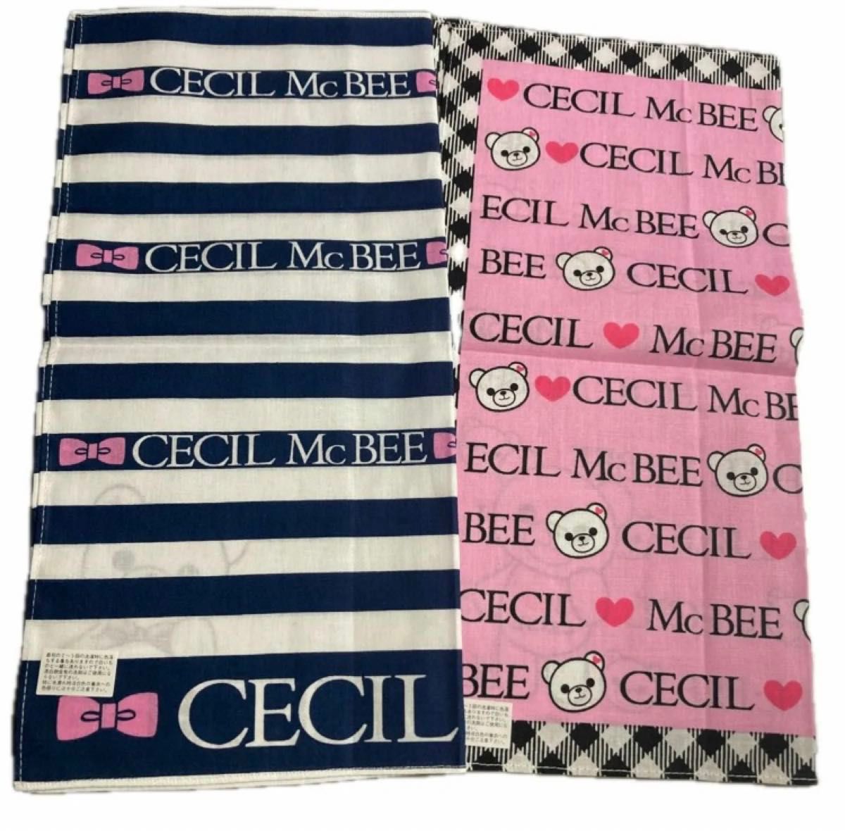 CECIL McBEE セシルマクビー ハンカチ2枚セット