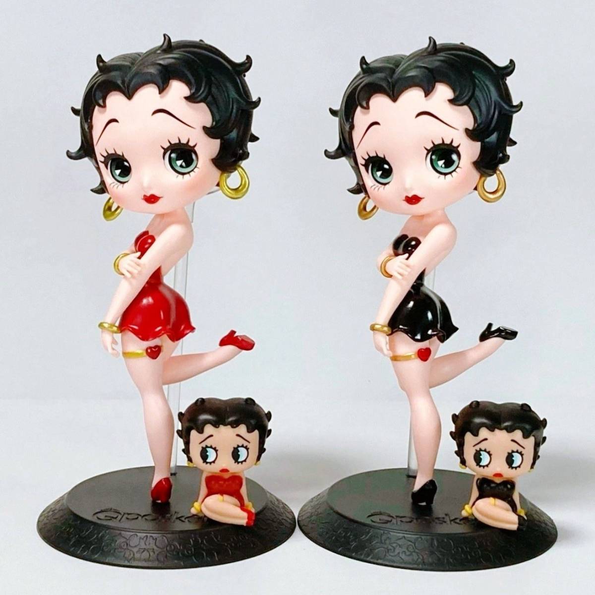 ベティちゃん ミニマスコット　Betty Boop ブープ フィギュア 人形ドール オブジェ置物 ソフビ 店舗ディスプレイ ガチャ食玩 新品未開封_画像1