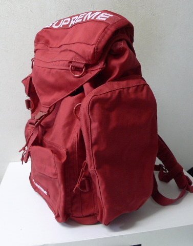 ◆supreme シュプリーム 美品 23ss Field Backpack　フィールド　バックパック　リュック サック 赤_画像3