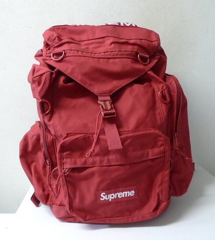 ◆supreme シュプリーム 美品 23ss Field Backpack　フィールド　バックパック　リュック サック 赤_画像1