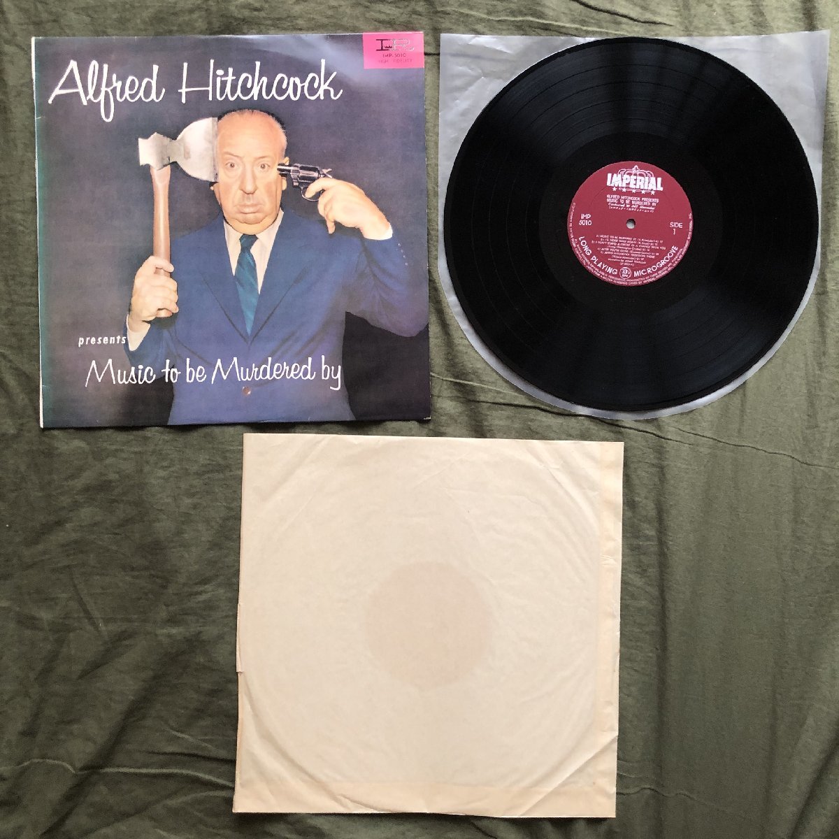 原信夫Collection 美盤 激レア 国内盤 アルフレッド・ヒッチコック Alfred Hitchcock LPレコード Presents Music To Be Murdered By 映画_画像5