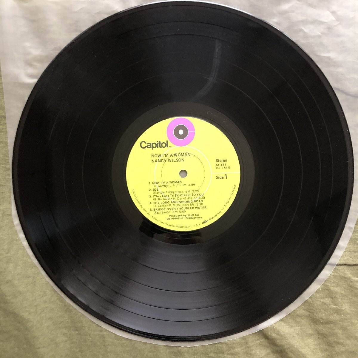 原信夫Collection 良盤 良ジャケ 1970年 米国 本国オリジナルリリース盤 ナンシー・ウィルソン Nancy Wilson LPレコード Now I'm A Woman_画像8