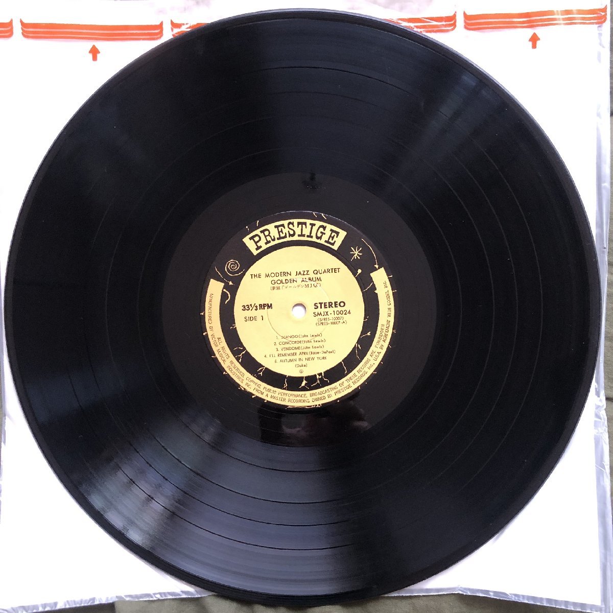 原信夫Collection 1971年 国内盤 LPレコード ゴールデンMJQ The Modern Jazz Quartet Golden Disk: John Lewis, Kenny Clarke,Milt Jackson_画像8