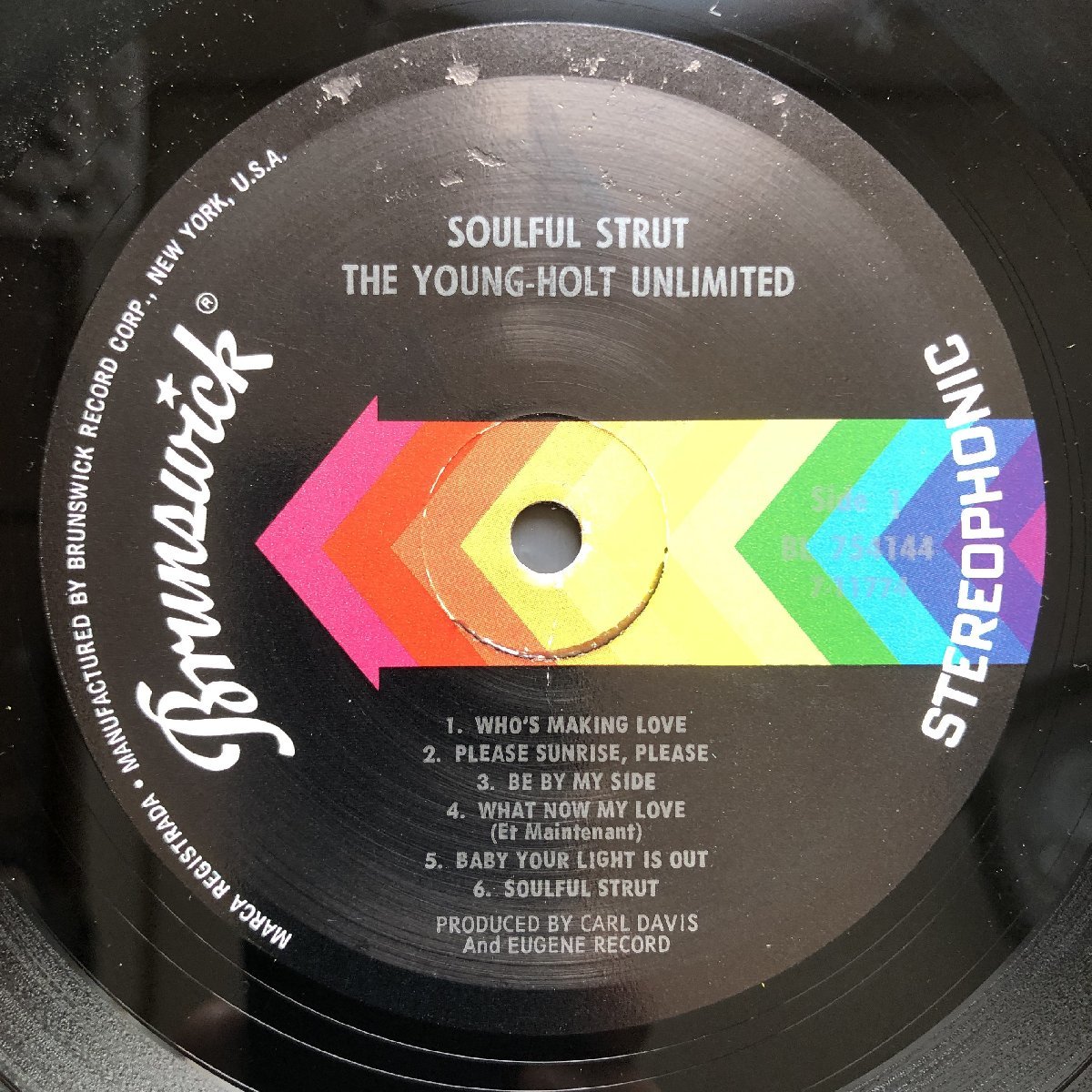 原信夫Collection 美盤 良ジャケ 1968年 米国 本国オリジナルリリース盤 Young-Holt Unlimited LPレコード Soulful Strut ジャズ_画像7