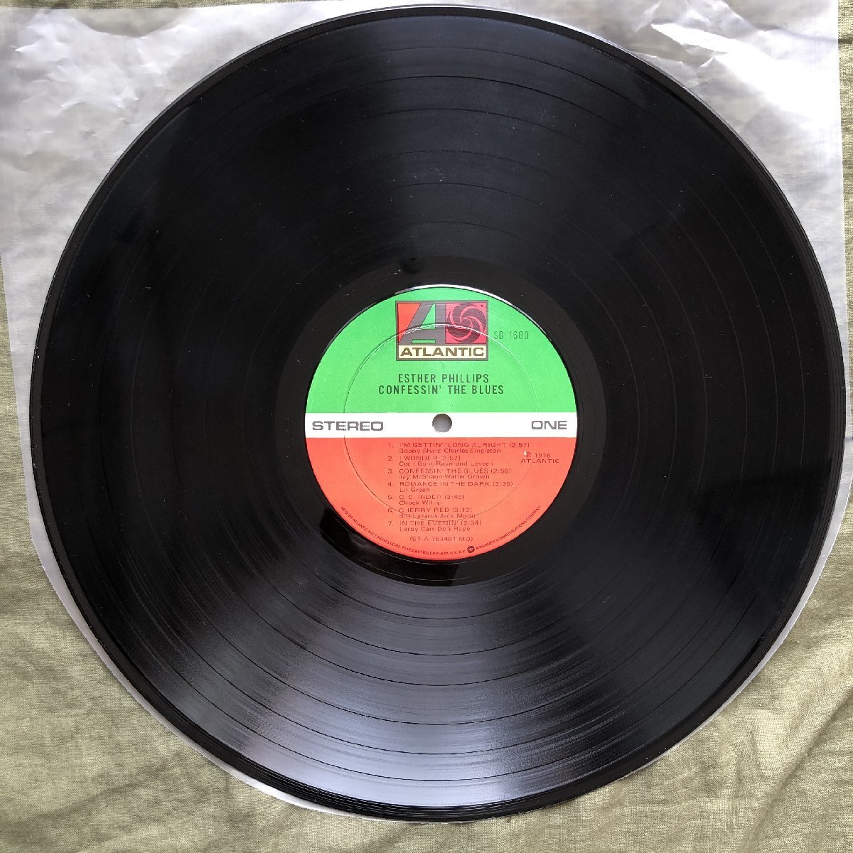 原信夫Collection 傷なし美盤 美ジャケ PR刻印 1976年 米国 本国オリジ盤 Esther Phillips LPレコード Confessin' The Blues: Herb Ellis_画像8