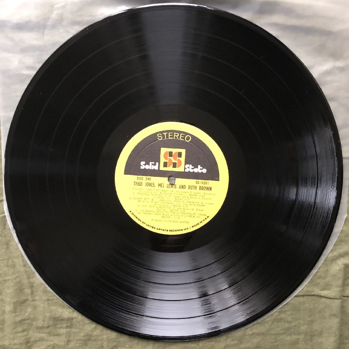 原信夫Collection 傷なし美盤 美ジャケ 1968年 米国 本国初盤 LPレコード The Big Band Sound Of Thad Jones Mel Lewis ft.Miss Ruth Brown_画像8