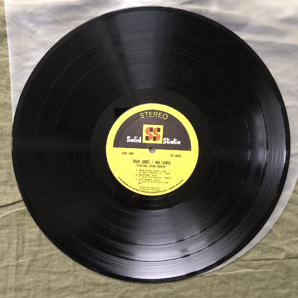 原信夫Collection 傷なし美盤 良ジャケ 1969年 米国 本国オリジナルリリース盤 Thad Jones / Mel Lewis LPレコード Central Park North_画像8