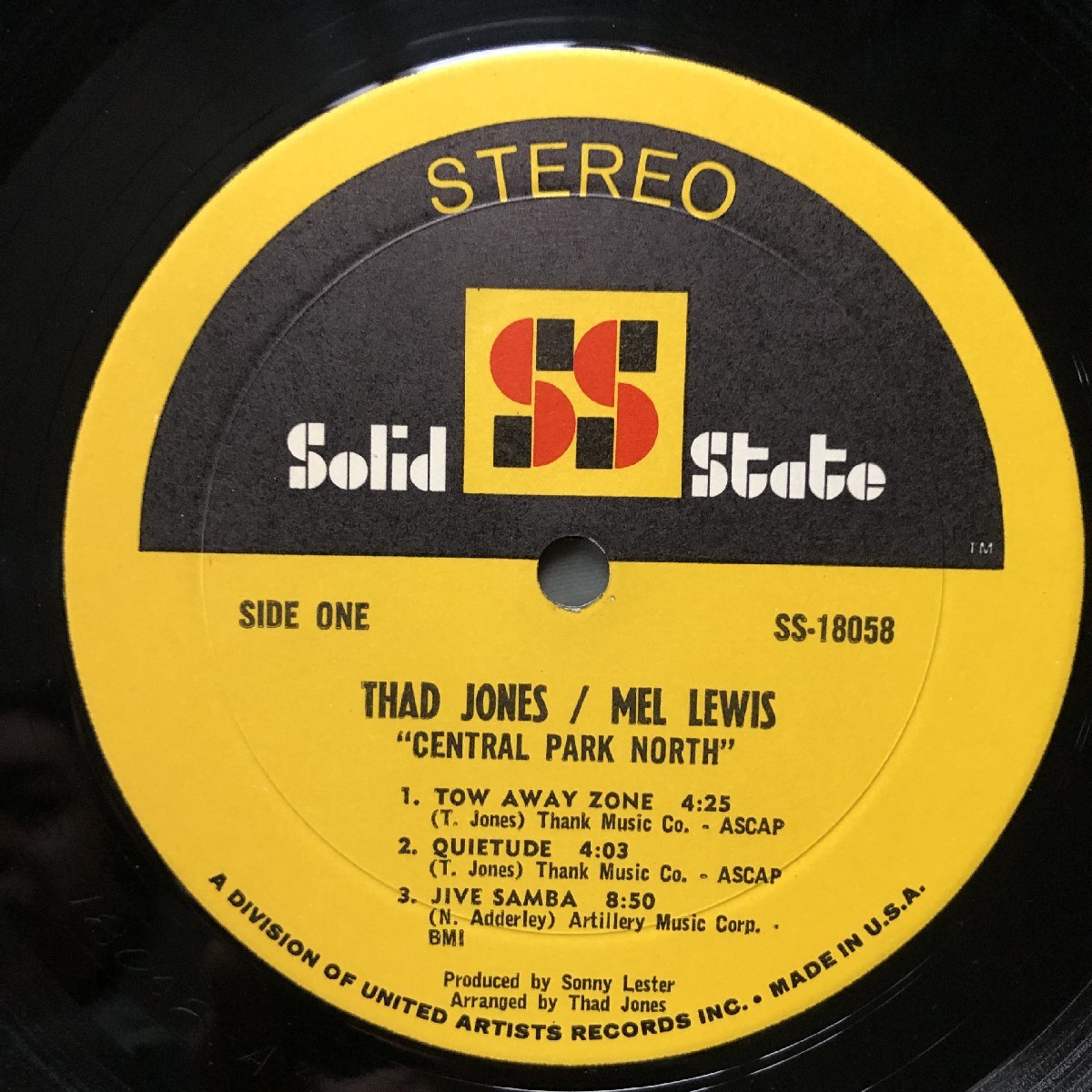原信夫Collection 傷なし美盤 良ジャケ 1969年 米国 本国オリジナルリリース盤 Thad Jones / Mel Lewis LPレコード Central Park North_画像7