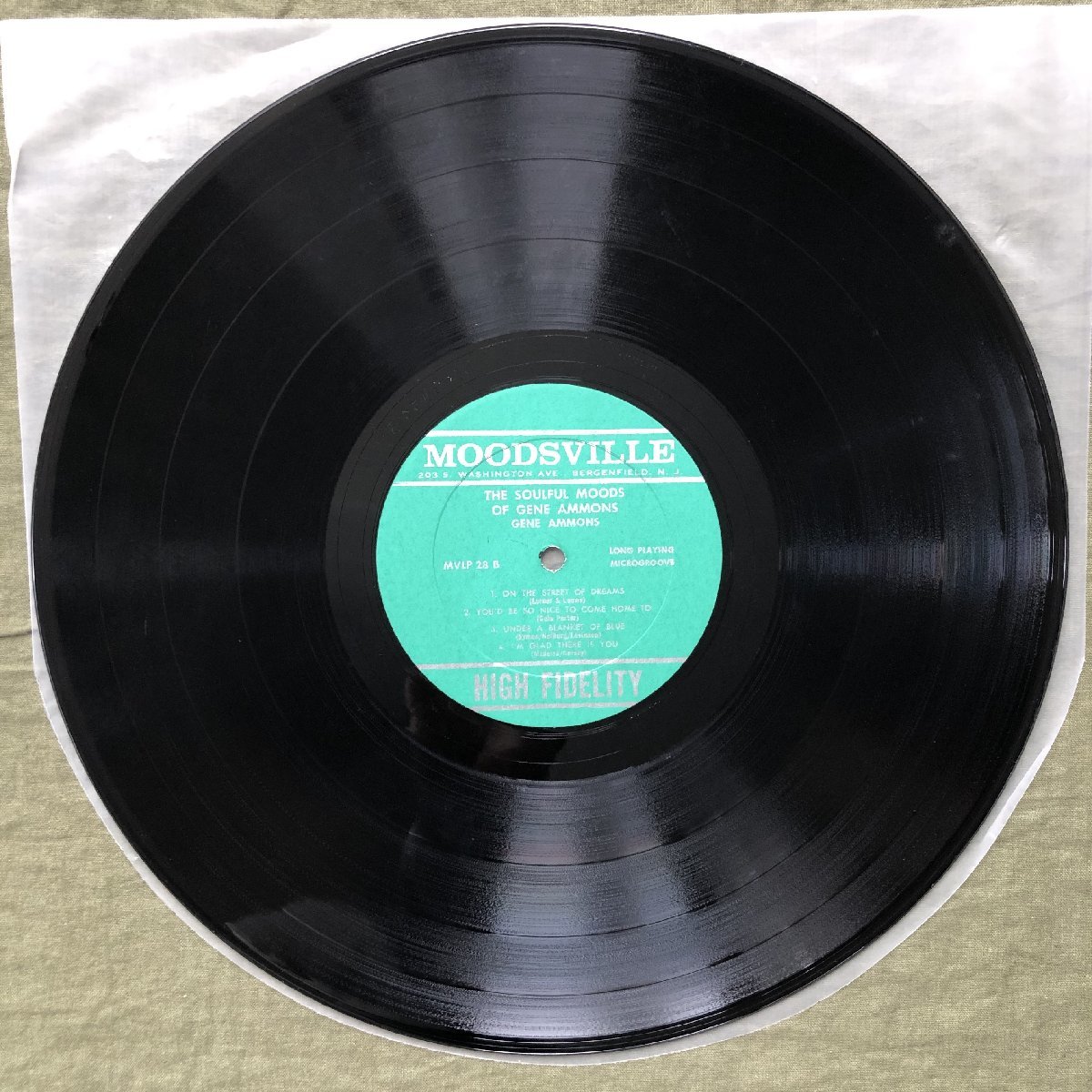 原信夫Collection 美盤 激レア 1963年 米国 本国初盤 Gene Ammons LPレコード The Soulful Moods Of Gene Ammons: Patti Bown,の画像9