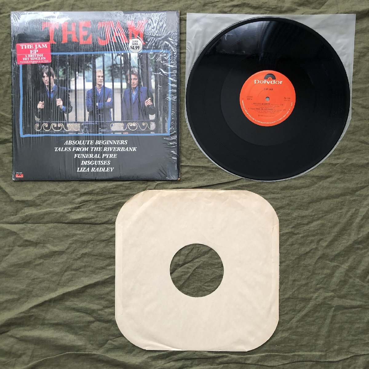 良盤 激レア 1981年 米国盤 オリジナルリリース盤 ザ・ジャム The Jam LPレコード S/T パンク ニューウェーブ Paul Weller: Funeral Pyre_画像5
