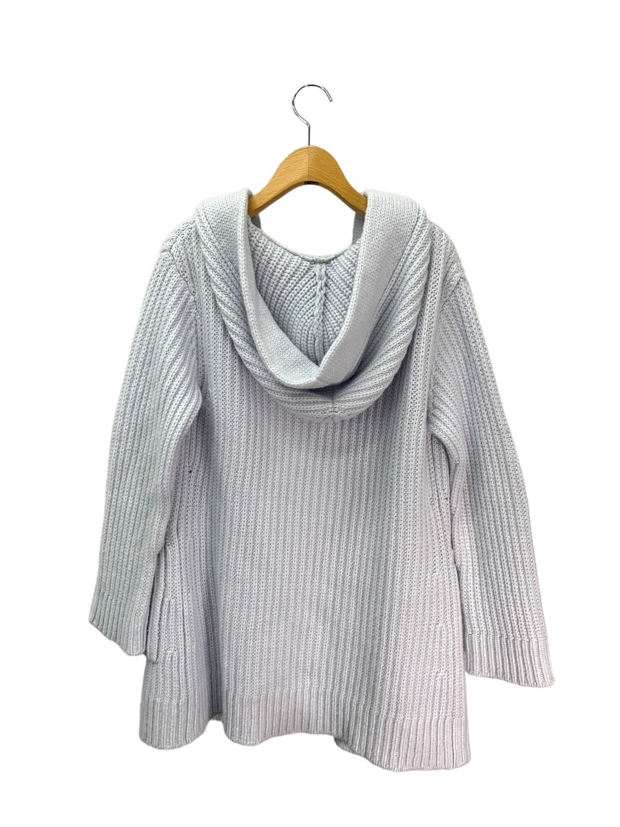 フォクシーブティック Knit Cardigan Charlize 43958 フードカーディガン F ブルー カシミヤ ITIZTF1ET417_画像2