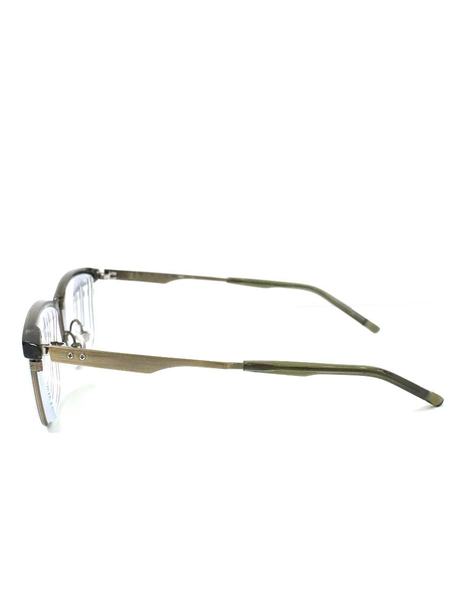 フォーナインズ M-29 眼鏡 グレー コンビ フルリム プラスティックブロー ITT43ZNN0O68_画像3