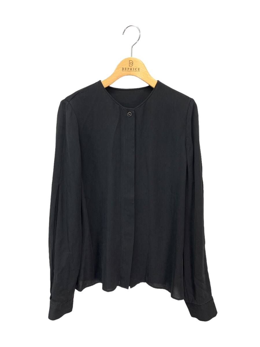 フォクシーブティック Blouse Jerry Button 40131 ブラウス 40 ブラック シルク ITLQ65JQU67S_画像1