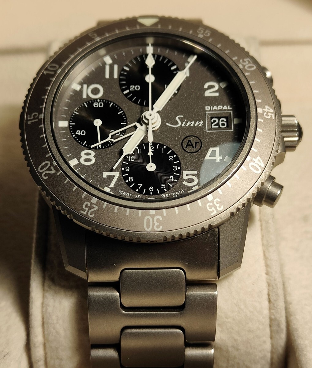 2022年購入 定価100万 送料無料 SINN 103.TI.DIAPAL ジン ezm 自動巻き オートマチック チタン製 チタニウム ball 腕時計 watch FORTIS_画像3