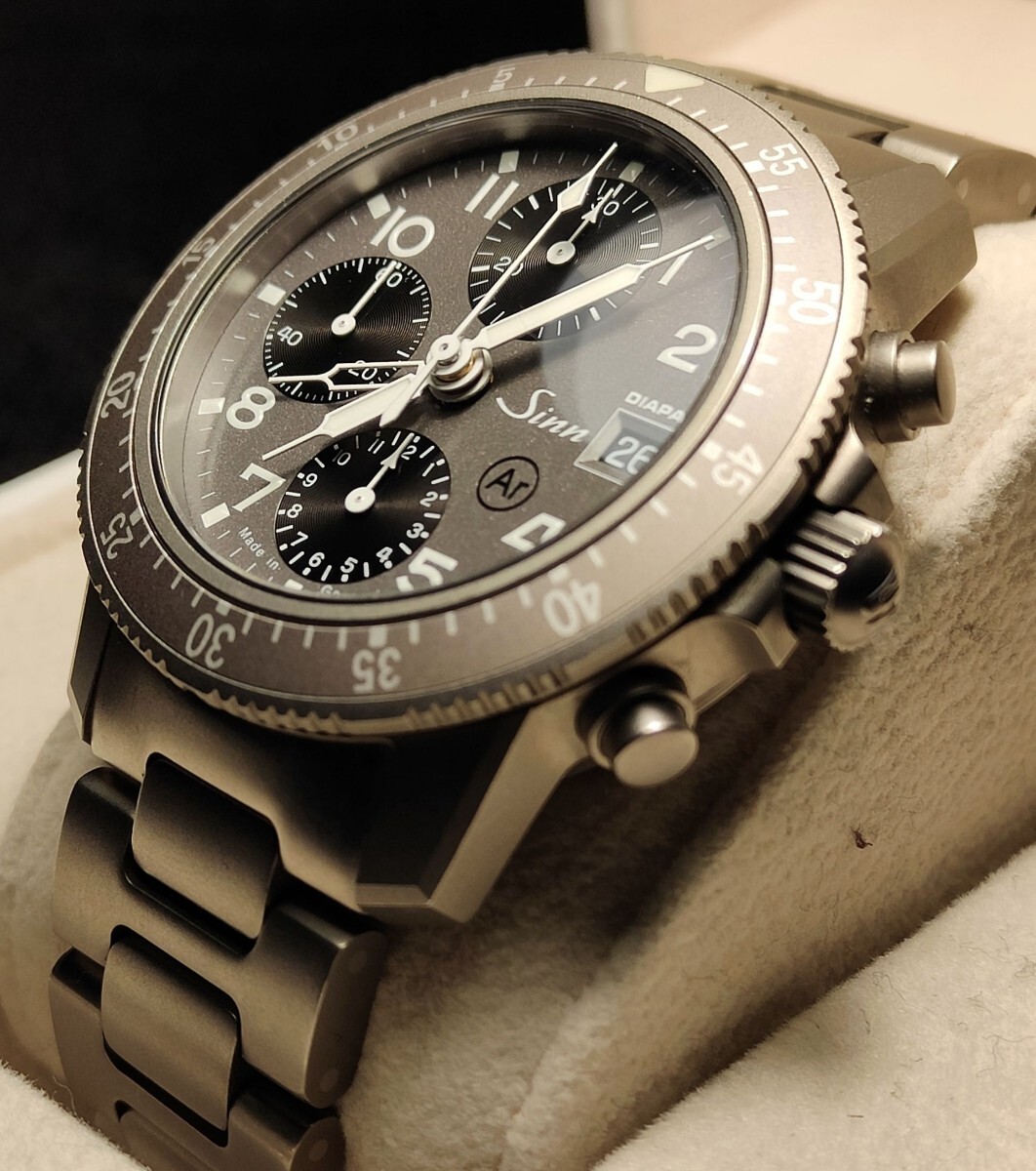 2022年購入 定価100万 送料無料 SINN 103.TI.DIAPAL ジン ezm 自動巻き オートマチック チタン製 チタニウム ball 腕時計 watch FORTIS_画像2