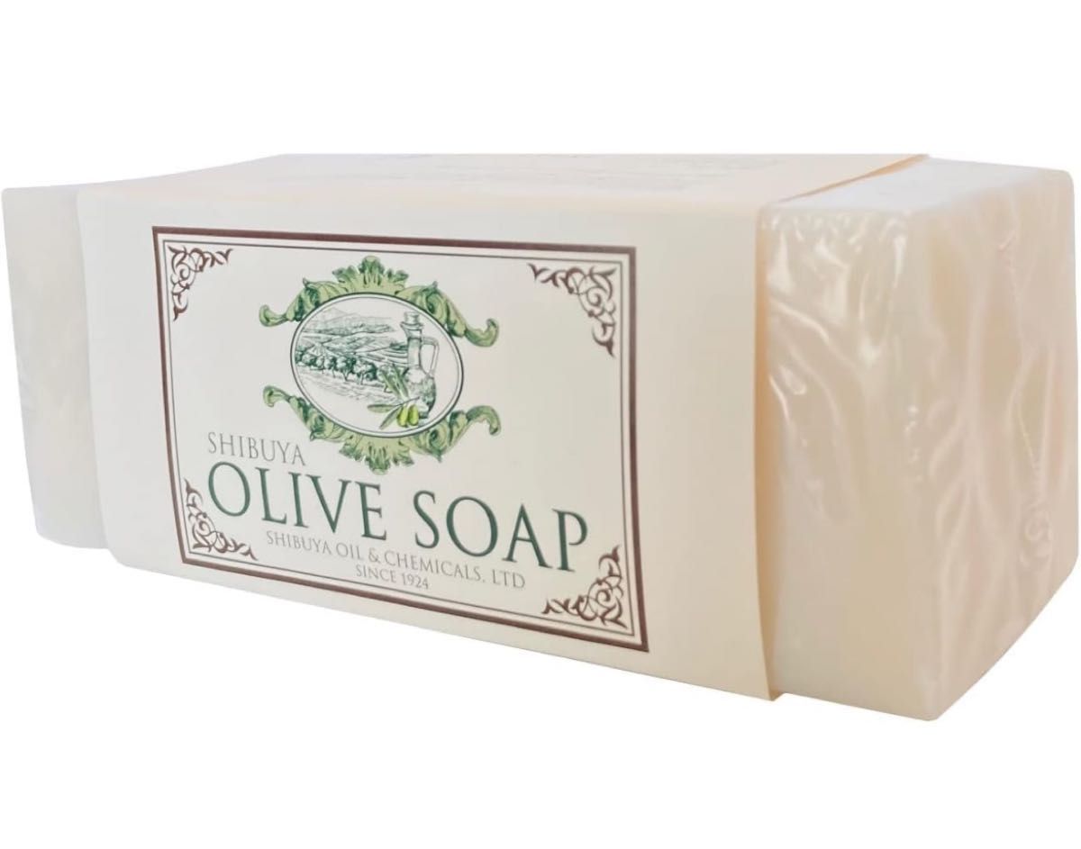 週末SALE  SHIBUYA OLIVE SOAP 渋谷油脂 無添加　オリーブ石鹸 500g 日本製 せっけん 固形 洗顔 全身