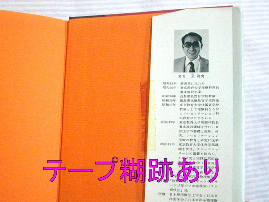 1980年/2刷◆症状別 独習 ツボ療法 ツボ早わかりポスター付き◆星虎男/指圧/マッサージ/お灸/健康法_画像6