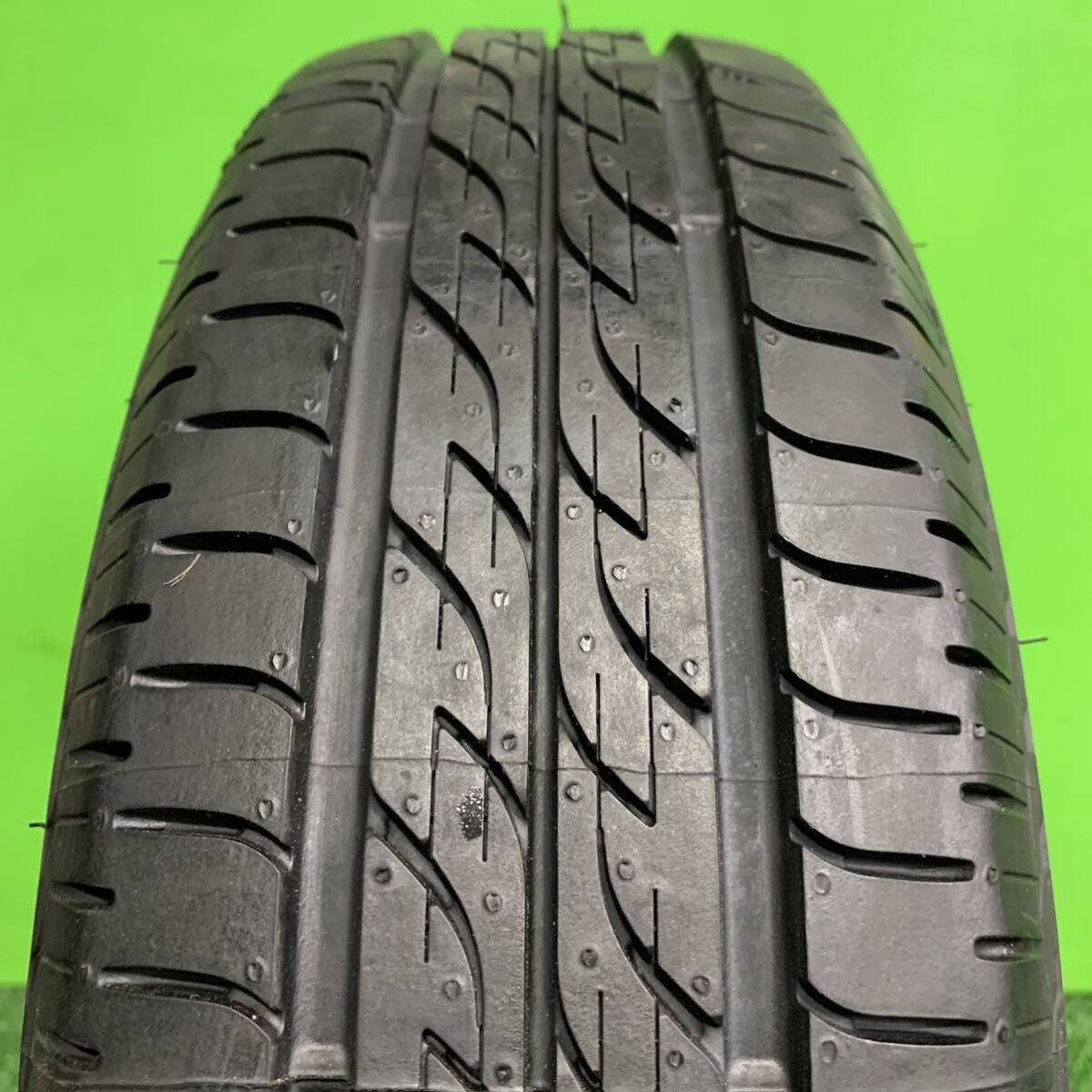 AE533-403 ☆新品☆ブリヂストンNEXTRY 155/65R13 73S 社外ホイール13x4.0B +45PCD100 4穴 【4本】 ラパン モコ ekワゴン 等 1円スタートの画像10