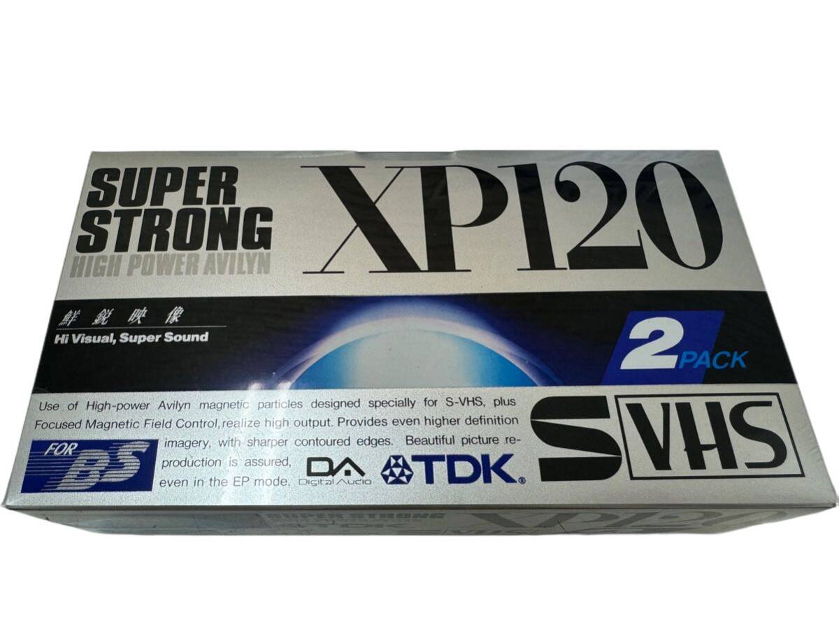 三18☆【新品未開封】TDK VHS ビデオテープ 2本入り 9点まとめ売り 合計18本入ってます！ 鮮鋭映像 XP120 記録媒体 ☆_画像2