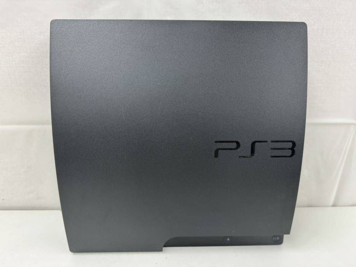 三35☆ 【現状品】SONY ソニー プレイステーション3 プレステ3 PS3 本体 CECH-3000Aチャコールブラック☆_画像2