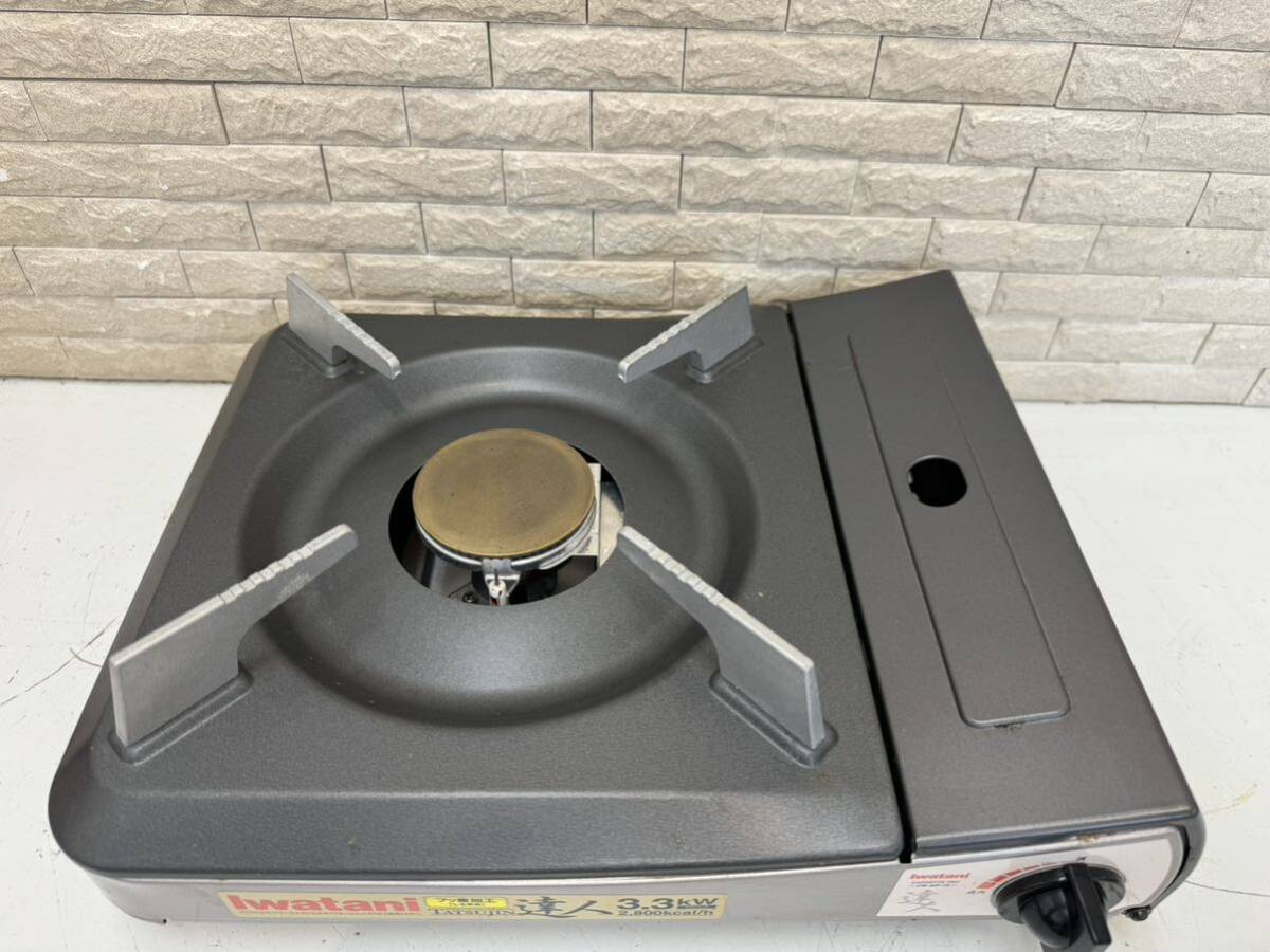 三64☆【中古品】Iwatani イワタニ カセットコンロ カセットフー 達人 卓上コンロ 2009年製 CB-AP-10☆_画像3